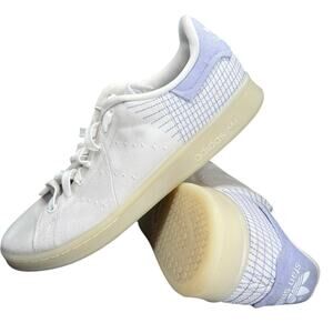 Adidas Stan Smith FX5684 Men’s Sneakers - White/Light Blue, Size 9.5 (EU 42)